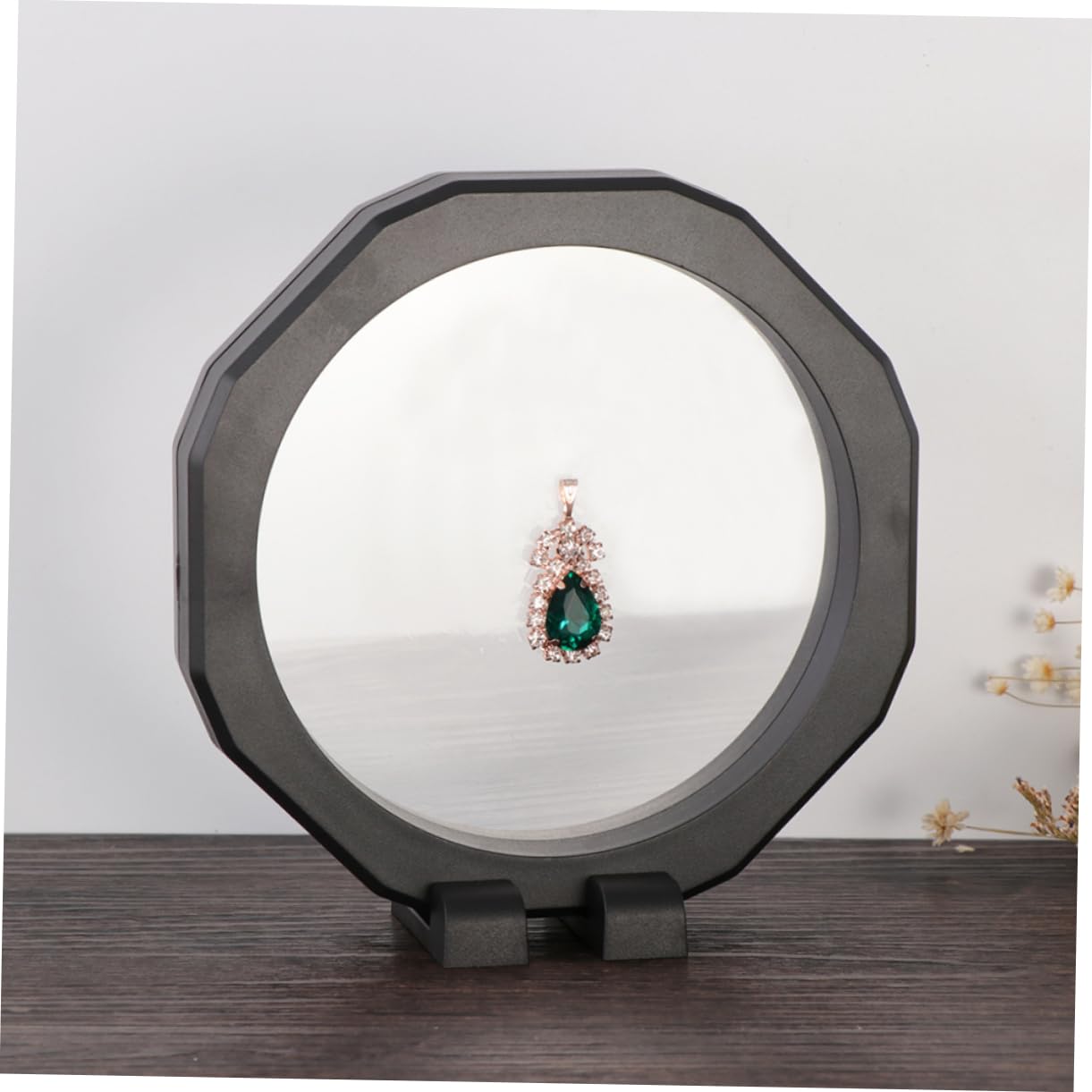 RORPOIR Pe Material Floating Frame Specimen Holder for Jewelry Coin Money Wall Display Case