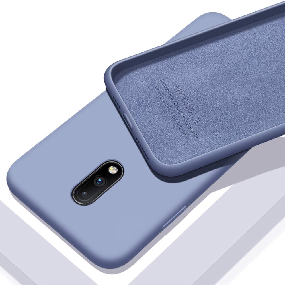 Leadtimes OnePlus 7 Pro Phone Case Silicone Protective Cover with New Liquid Technology (OnePlus 7, Lavender)