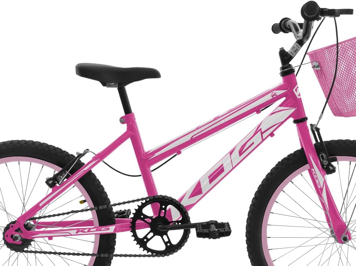 Bicicleta Aro 20 Infantil Feminina KOG – Quadro Aço Carbono e Freio V‑Brake – Saúde, Lazer e Segurança Bicicleta Aro 20 Infantil Feminina KOG – Quadro Aço Carbono e Freio V‑Brake – Saúde, Lazer e Segurança