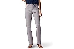 Women’s Instantly Slims Classic Relaxed Fit Monroe Straight Leg Jean in Versatile Khaki