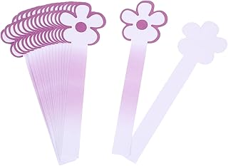 Mobestech 100 Pçs Tiras De Teste De Perfume Em Forma Floral Tiras De Papel De Perfume De Papel Descartáveis Papéis De Teste De Perfume Cartão De Teste De Óleos Essenciais Para Teste De