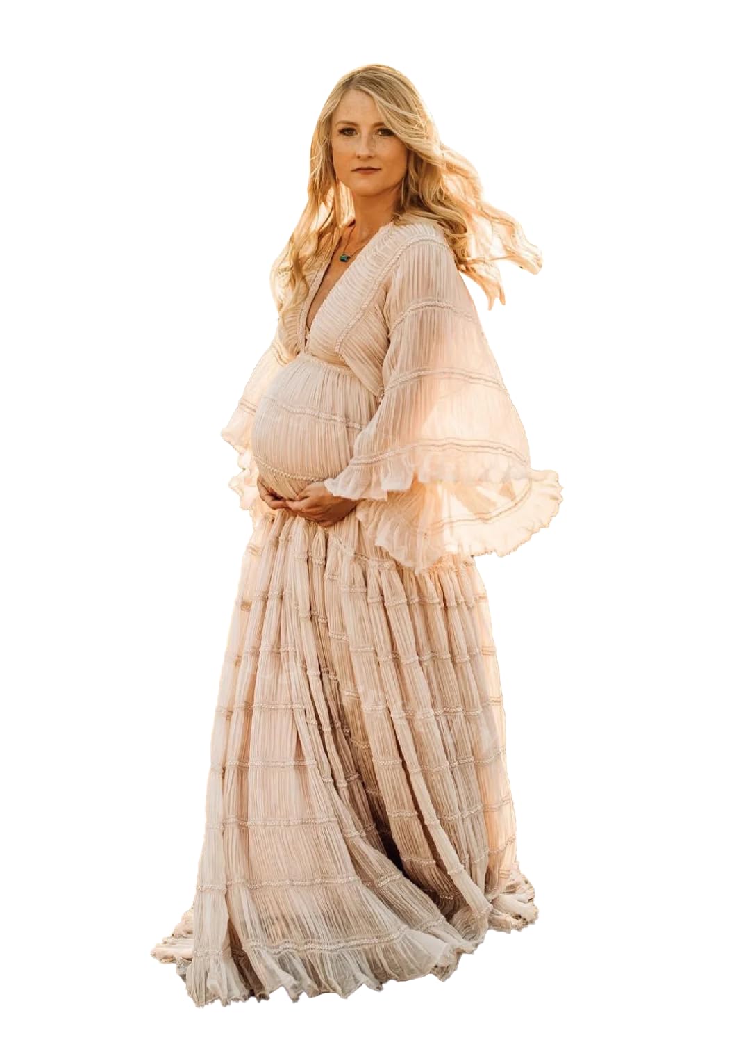 Tulle Maternity Robe