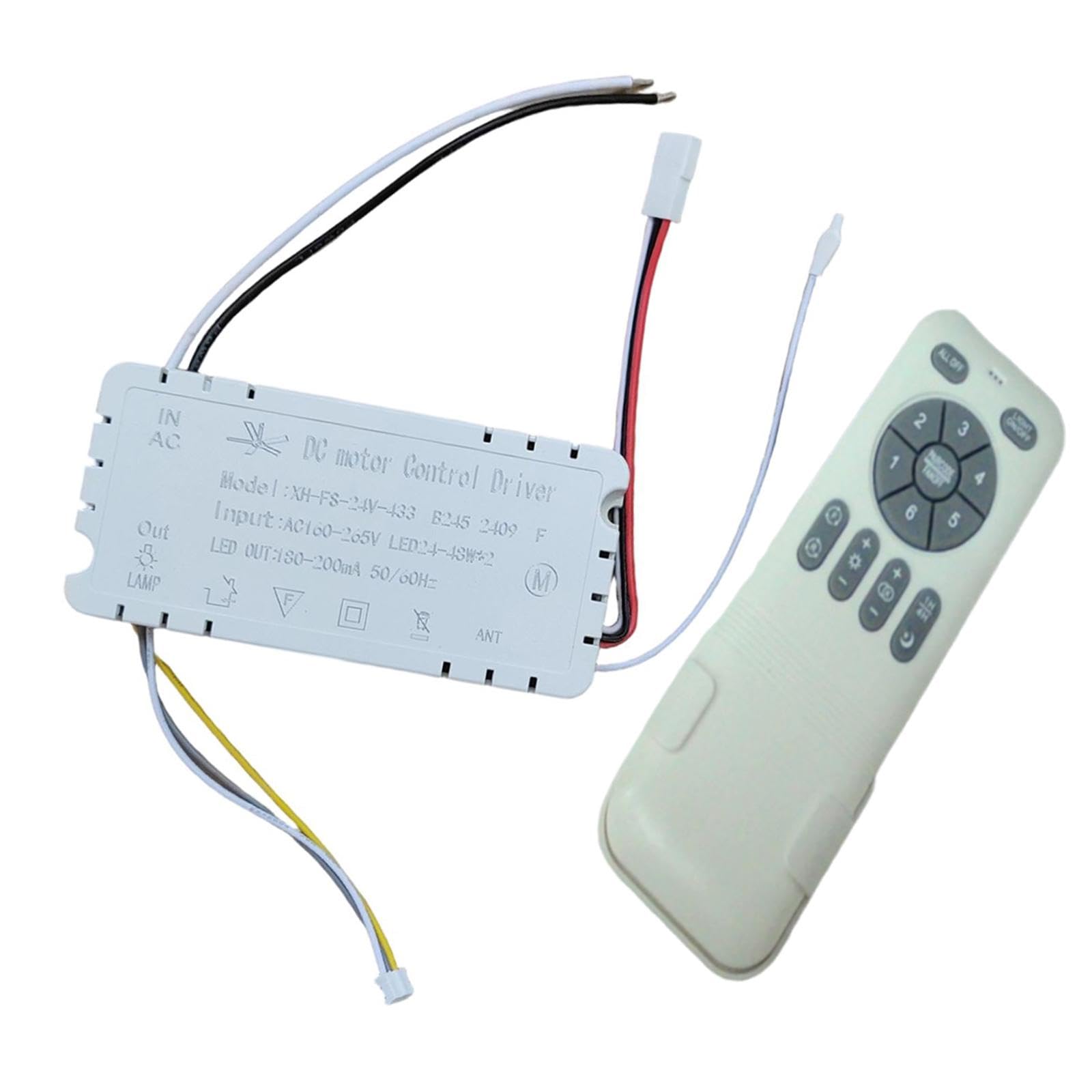 Entrada Del Receptor Del Ventilador de Techo 110-265V para Uso Doméstico Visible