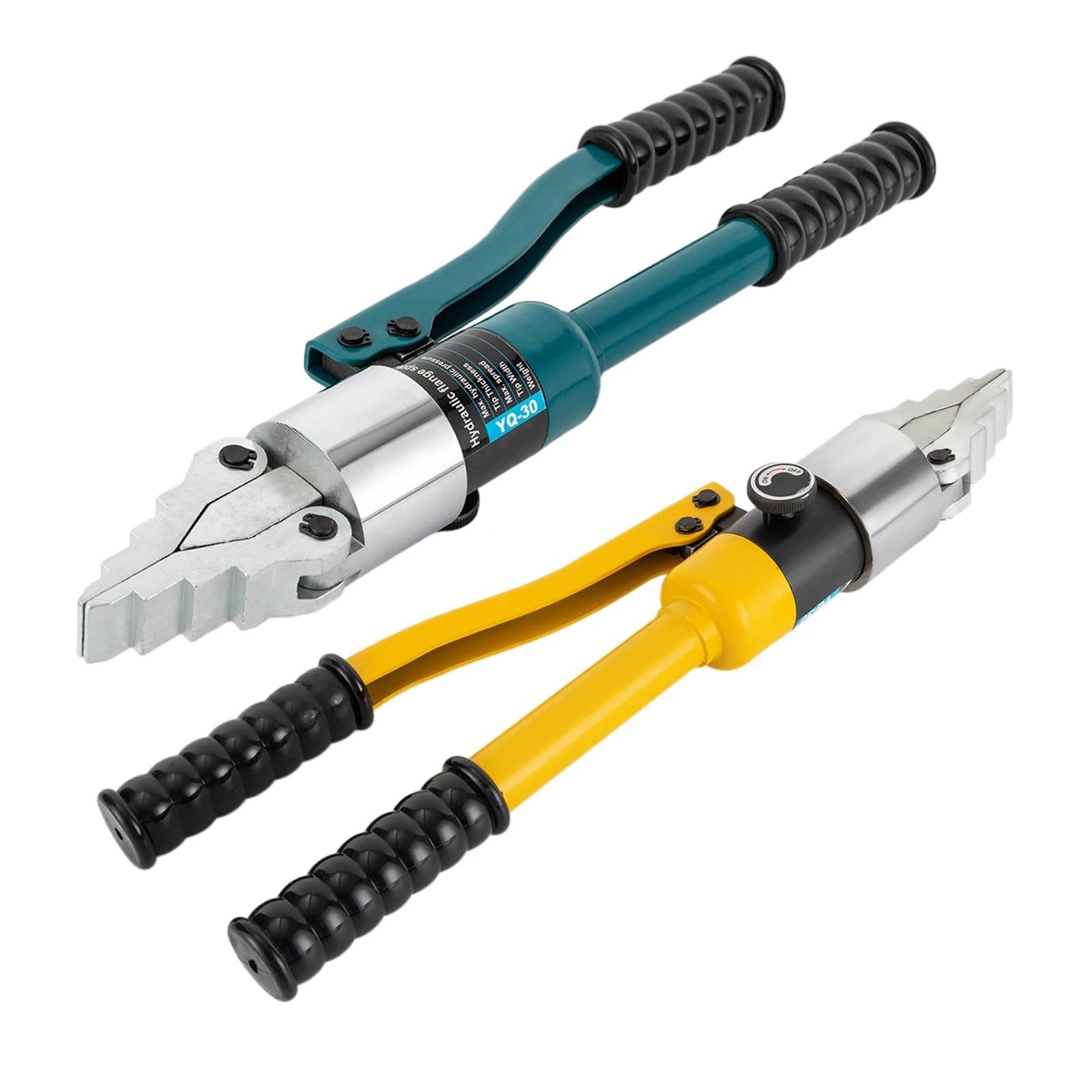 Kit de separador hidráulico portátil YQ-30 8T y 30 mm, herienta manual integrada for dividir bridas, color azul/amarillo Herramienta Hidráulica | Yellow