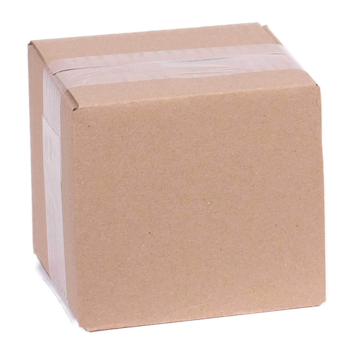 smiley pack 300 Stück Faltkartons 113 x 113 x 100 mm braun | Versandkarton aus Wellpappe 1 wellig – Verpackungskarton – Pappkarton – Versandbox für Paket & Päckchen
