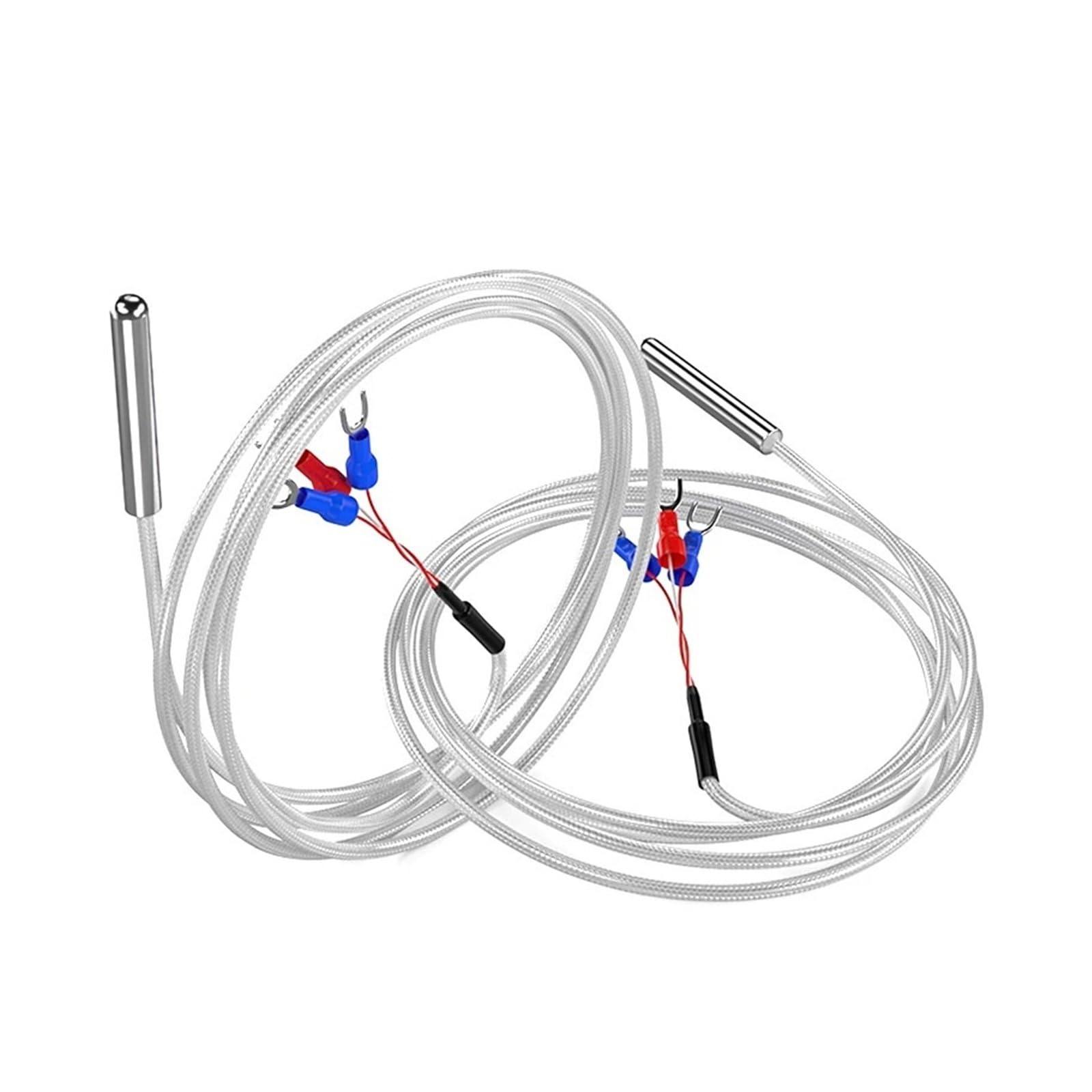 Czujnik temperatury, 1 sztuka, typ plug-in, 5 x 30 mm, sonda PT100, czujnik temperatury, opór termiczny, 0,5/1/2/3/5 m, wodoszczelny 3-żyłowy kabel (PT100 typ 3 m)