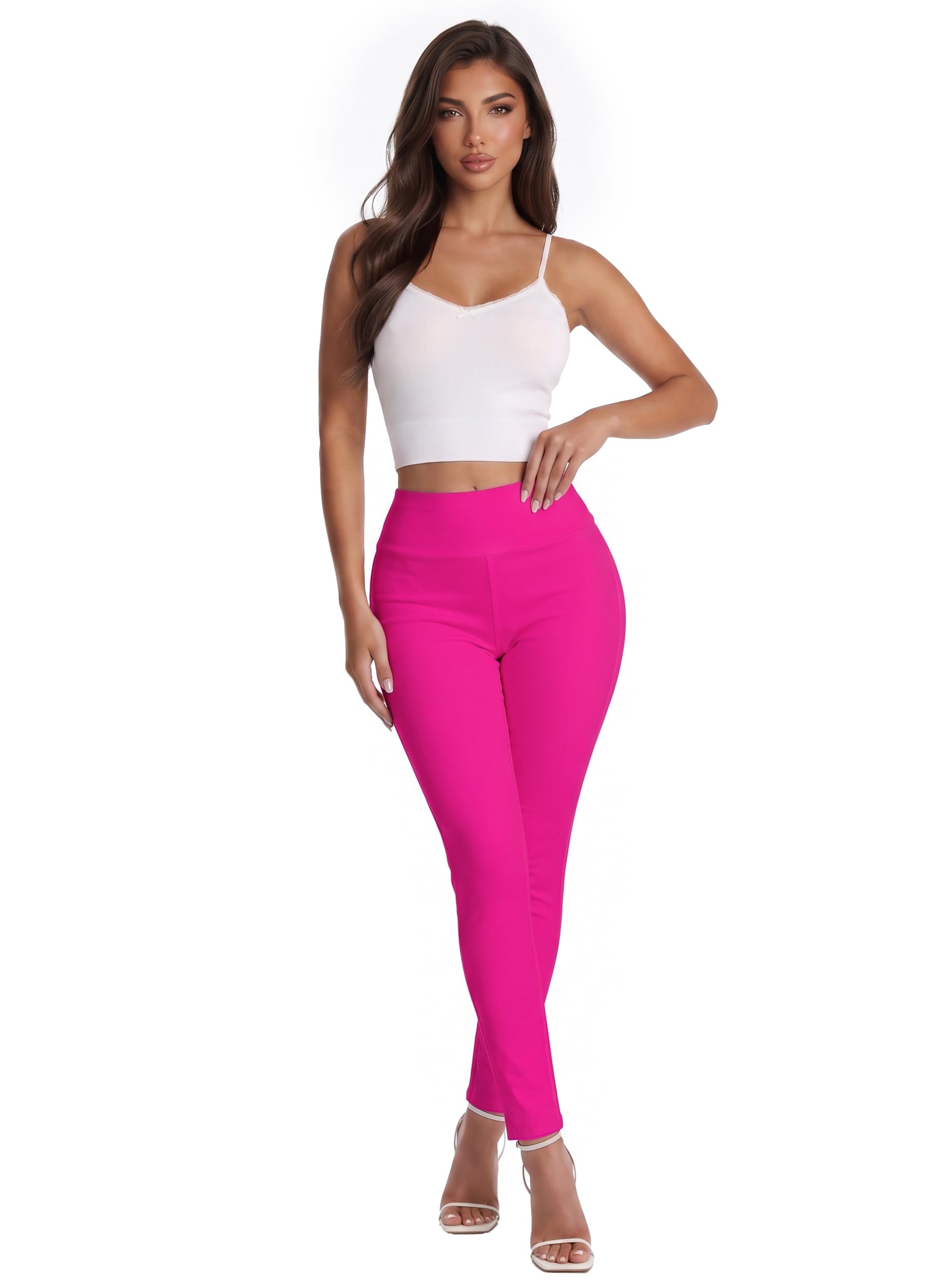 Hybrid &amp; Company Super Comfy Stretch with Full Elastic Waist Pull On Millennium Twill Pant