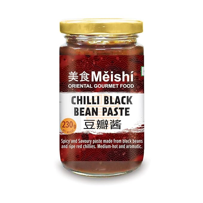 Meishi Chilli Black Beans Paste | 230g | Black Bean Dip | Dipping Sauce | Fermented Black Bean Sauce | Ready-to-Eat at Rs. 274
