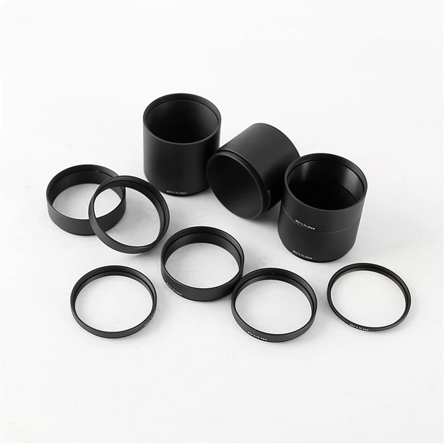 M54*0.75mm Camera Extension Tube Ring for Astrophotography 3/5/7/10/12/15/20/30/40/50mm(1 Kit-10pcs)
