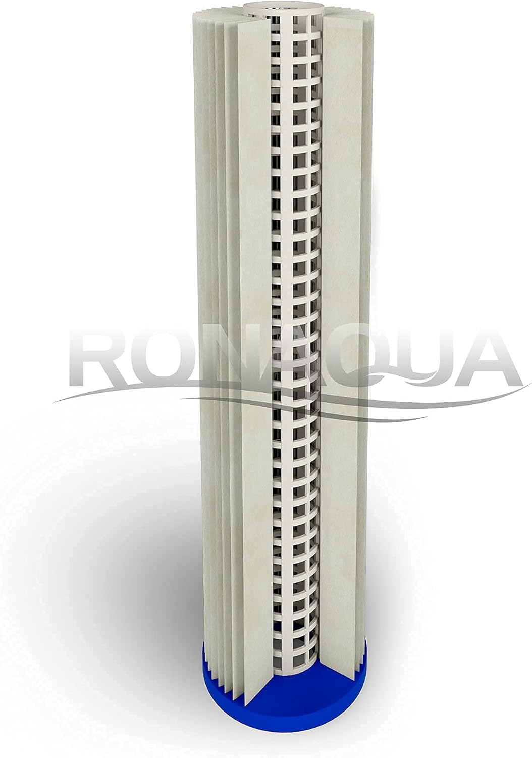 Big 20 x 4.5 inches Pleated Washable & Reusable Sediment Filter 5 Micron Amplified Surface Area, Removes Sand, Dirt, Silt, Rust, Extended Filter Life for 20" Big Housing (Set of 6)