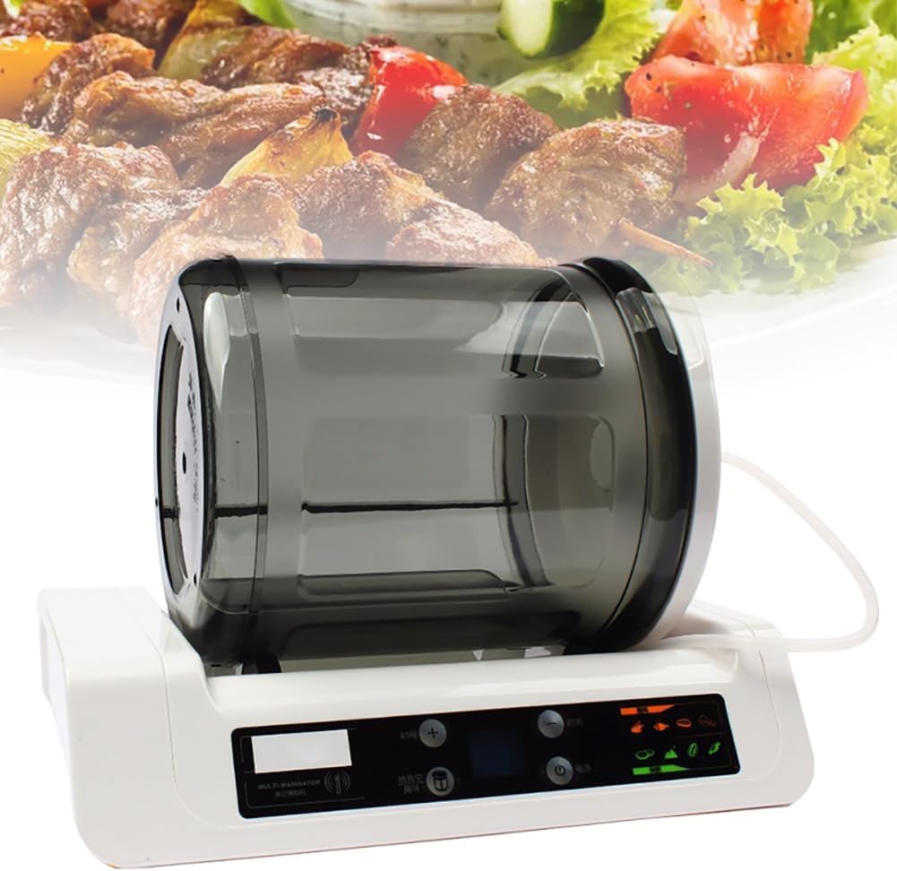 COYEUX Vakuum-Tumbler-Marinator, elektrische Hamburger-Einlegemaschine, eingelegter Geschmack, für Shop Chicken Burger marinierter Speck, Gemüse-Marinator