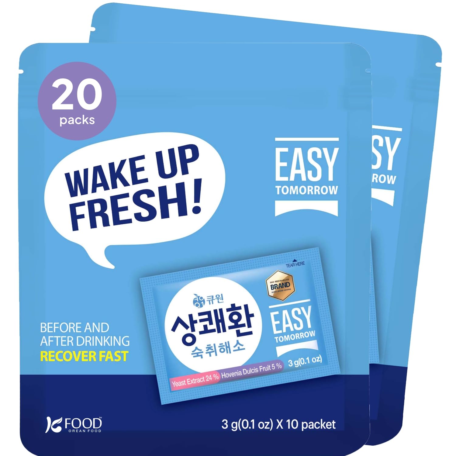 Amazon.com: Korean Food Easy Tomorrow Fresh Drink Mix, Morning