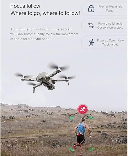 Miniatura 4 de Dron para niños con cámara 4K HD FPV Video en vivo RC Quadcopter Helicóptero principiantes Juguetes Regalos Altitud Hold Waypoints Funciones de