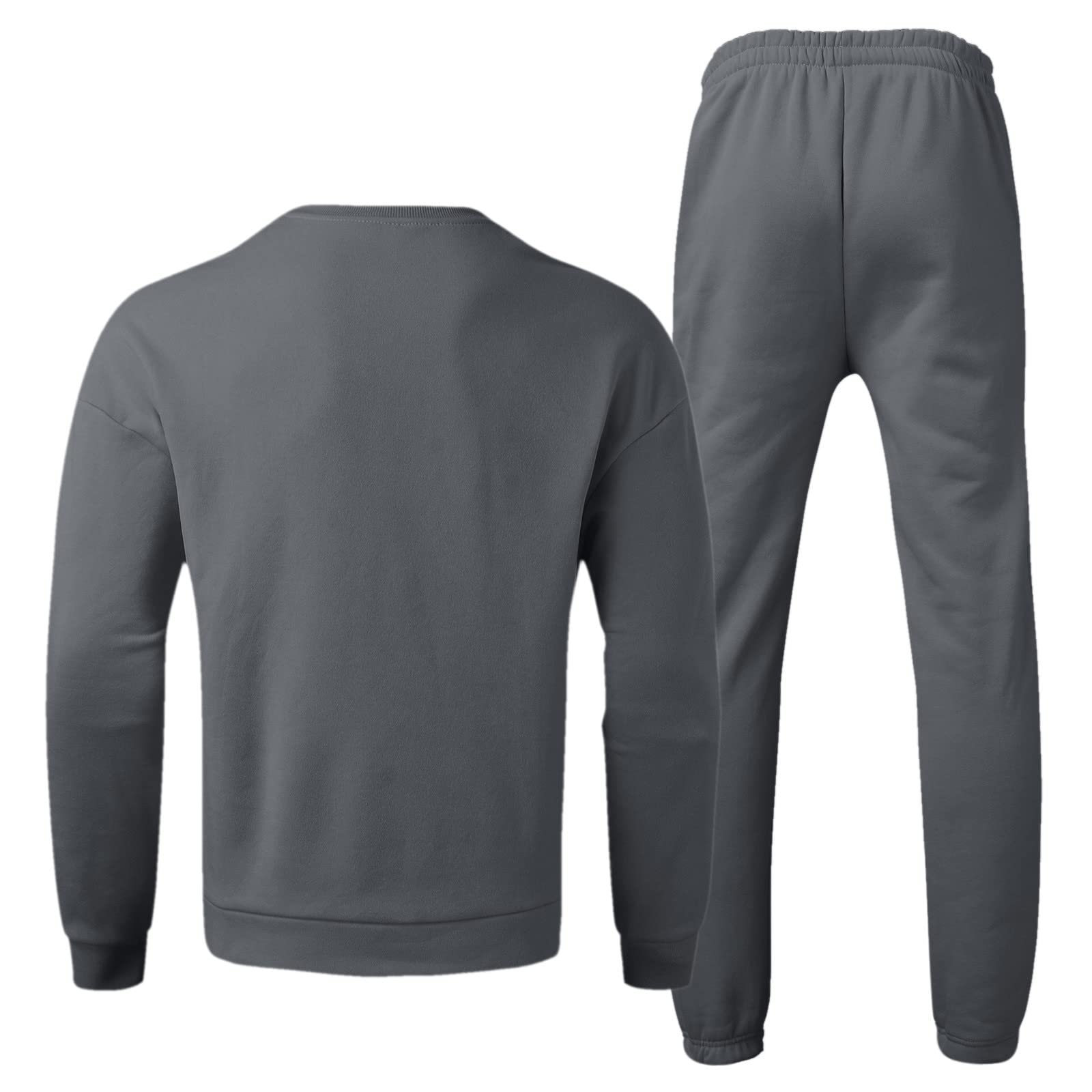 Générique Męski 2-częściowy zestaw bawełniany top i spodnie strój domowy piżama kokonująca sport casual moda komfort podstawowy A65