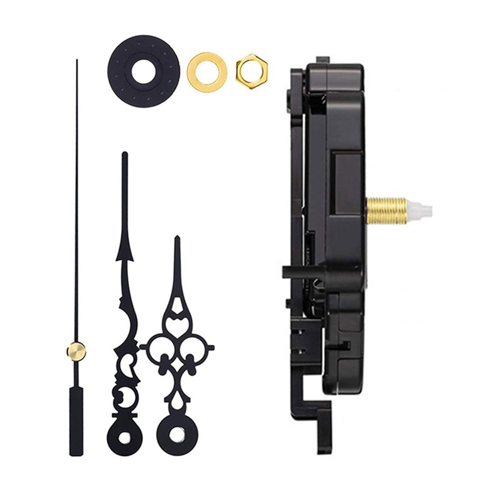 Kalttoy Oscillate Clock Motor Set for Tradition Wall Clocks Maintenance Complimentary Crystal Mechanism Permanent ABS Housing Swing Clock Motion
