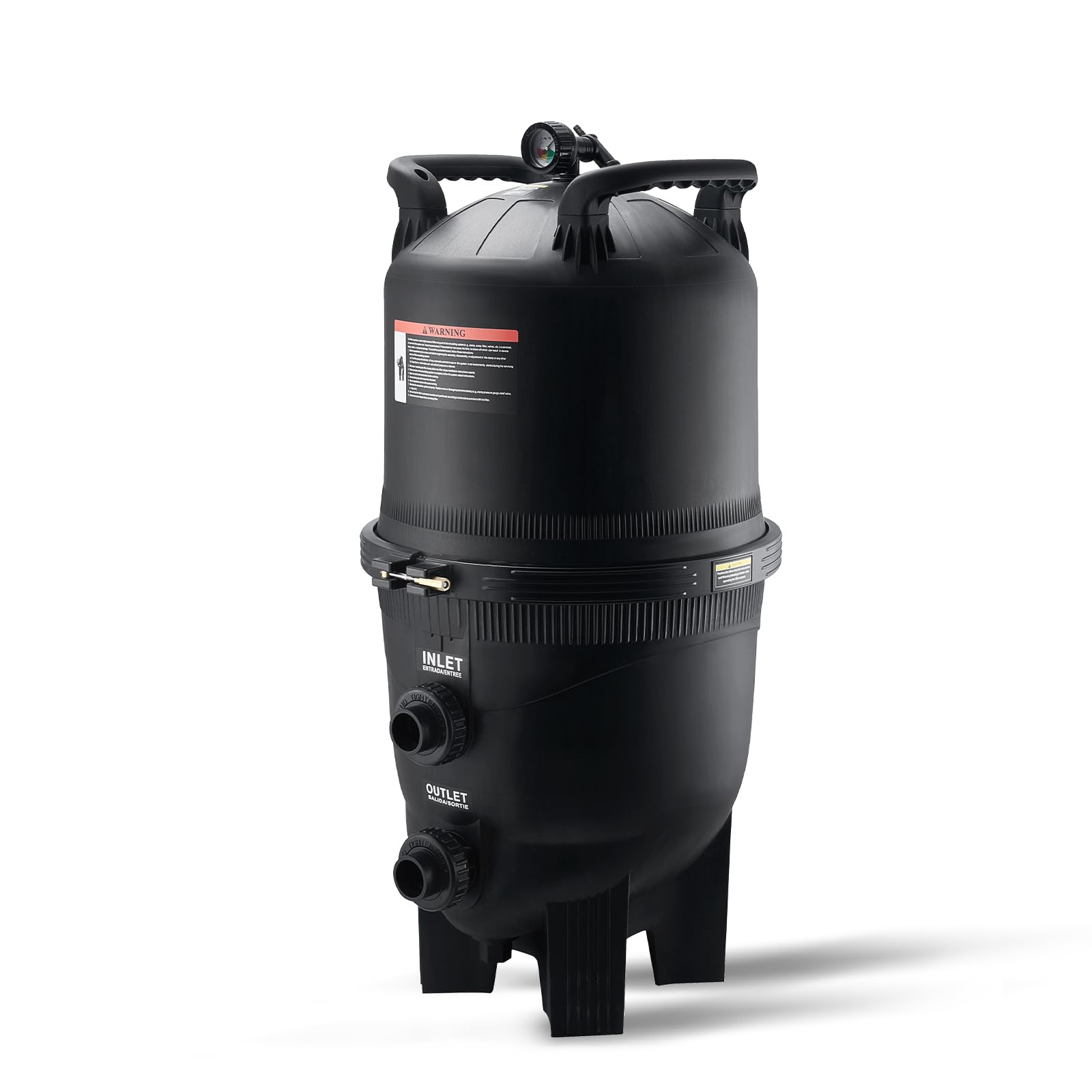 VEVOR Filtro per piscina a cartuccia, superficie filtrante di 40 m², filtro per piscina da incasso, sistema di filtrazione per piscine fuori terra con filtro di aggiornamento e a prova di perdite