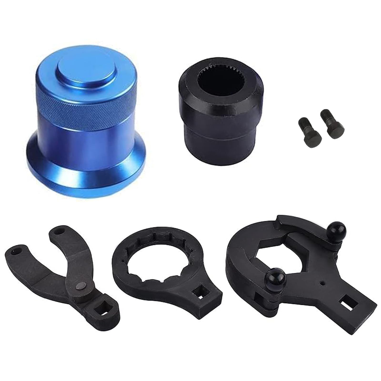 LIROPAU Herramientas de Instalación Extracción del Diferencial del Eje de Transmisión Trasera para instalación/desmontaje de rodamientos de Rueda Compatible con X3 X5 X6 E70 E90 E91 E92 RWD 4WD