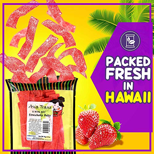 Li Hing Mui Strawberry Belts 2.70 Ounce - Pack de 2 miniatura 5