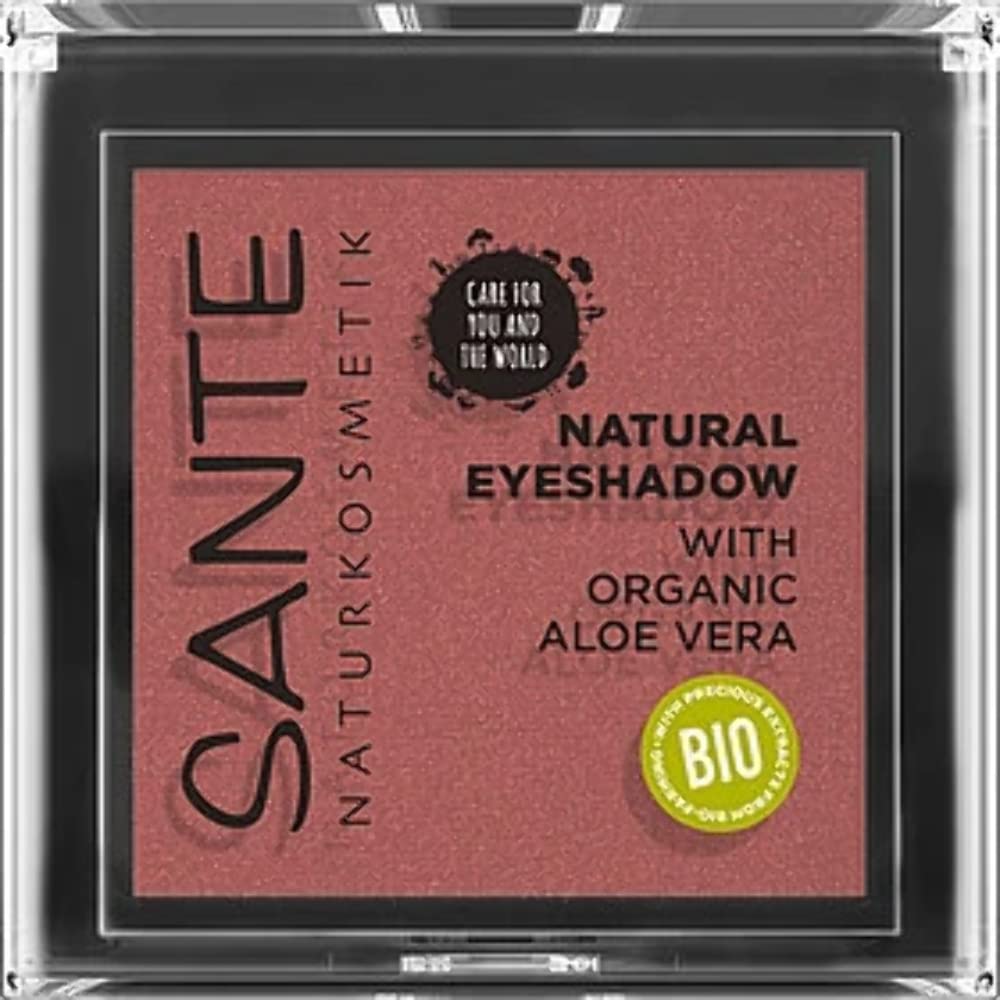 Sante Naturkosmetik Natural Eyeshadow 04 Tawny Taupe - Sombra de ojos mate con extractos orgánicos, vegano, 1,8 g