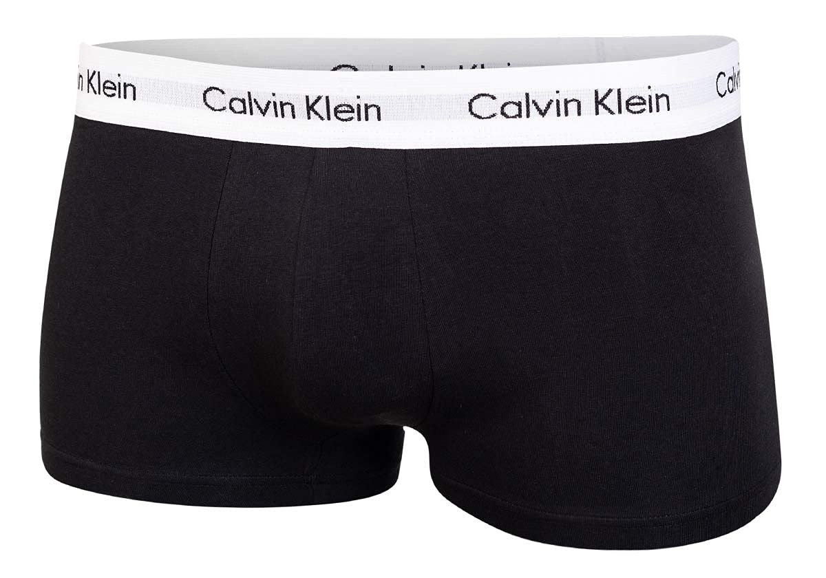 Calvin Klein Lot de 3 boxers en coton stretch pour homme et garçon Sous-vêtements Uni - multicolore - Large