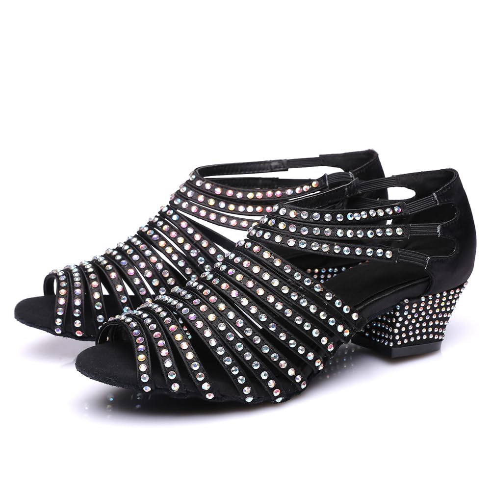 JUODVMP Scarpe da Ballo Strass Salsa Scarpe da Ballo Salsa Scarpe da Ballo Salsa Scarpe da Ballo Salsa Scarpe da Ballo Salsa Modello YCL316
