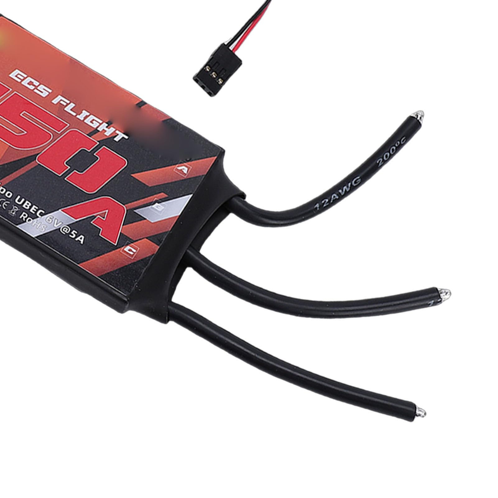 Bezszczotkowy ESC 150A, Elektroniczny Regulator Prędkości 3-7S LiPo, Kontrola Prędkości Drona Wyścigowego z Oprogramowaniem AM32 BLHeli, Idealny do Dronów Wyścigowych