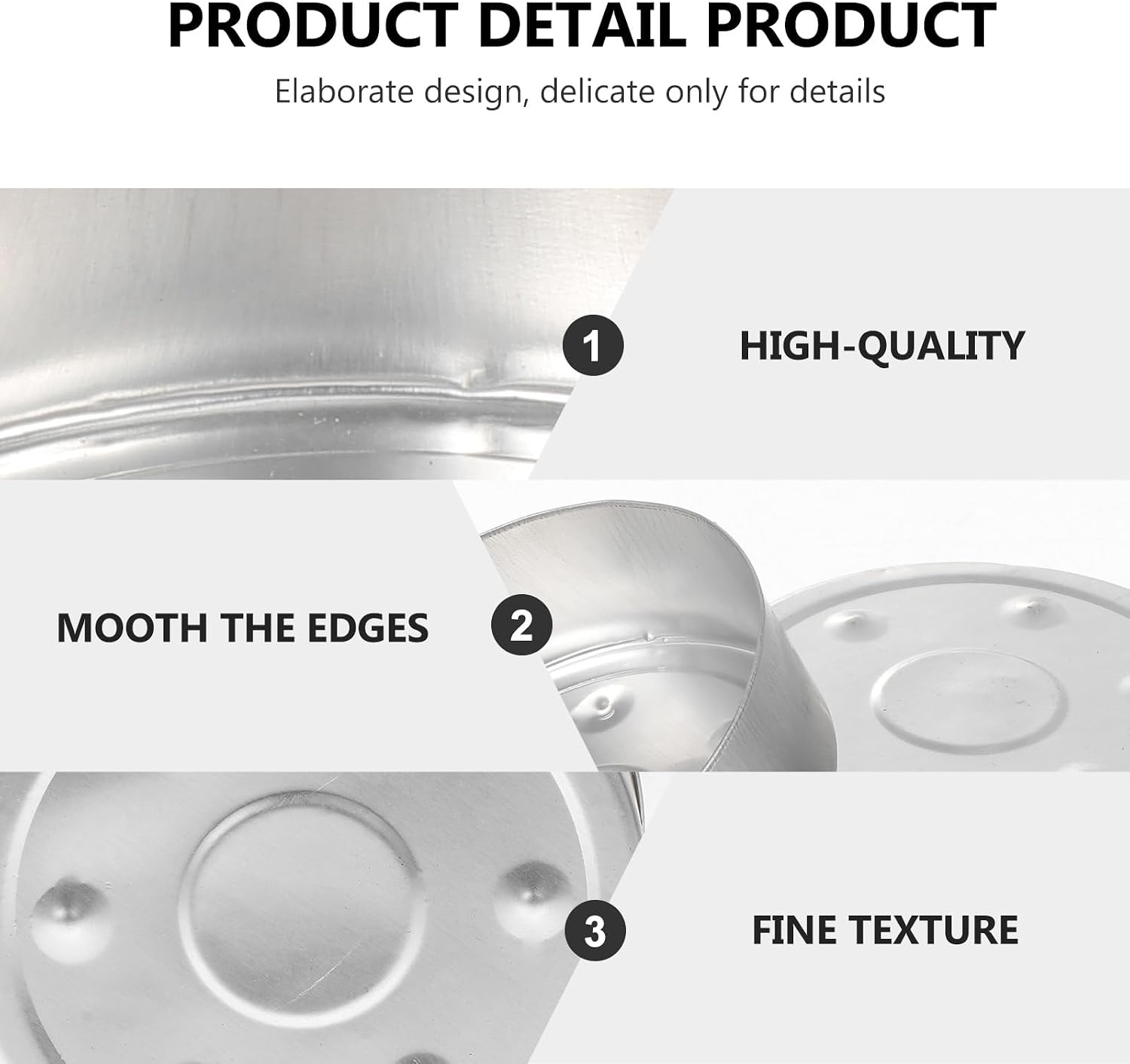 KALLORY 50pcs Candle Aluminum Shell Candle Jars Empty Votive s Cup Jars for Making Tea Light Cup Scented DIY Tealight Holders Tin Crafts Metal