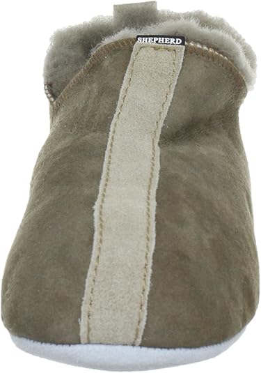 Sneakers Annie - Pantuflas De Piel De Oveja Para Mujer, 100% Piel De Oveja Real, Cómodas, Suaves Y Cálidas, Esponjosas, Asfalto Antiguo, 39.5 EU Shepherd Of Sweden