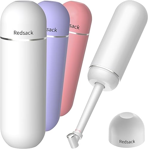 Redsack Botella de bidé portátil para mujeres y hombres, accesorio de bidé personal para inodoro de mano (blanco)