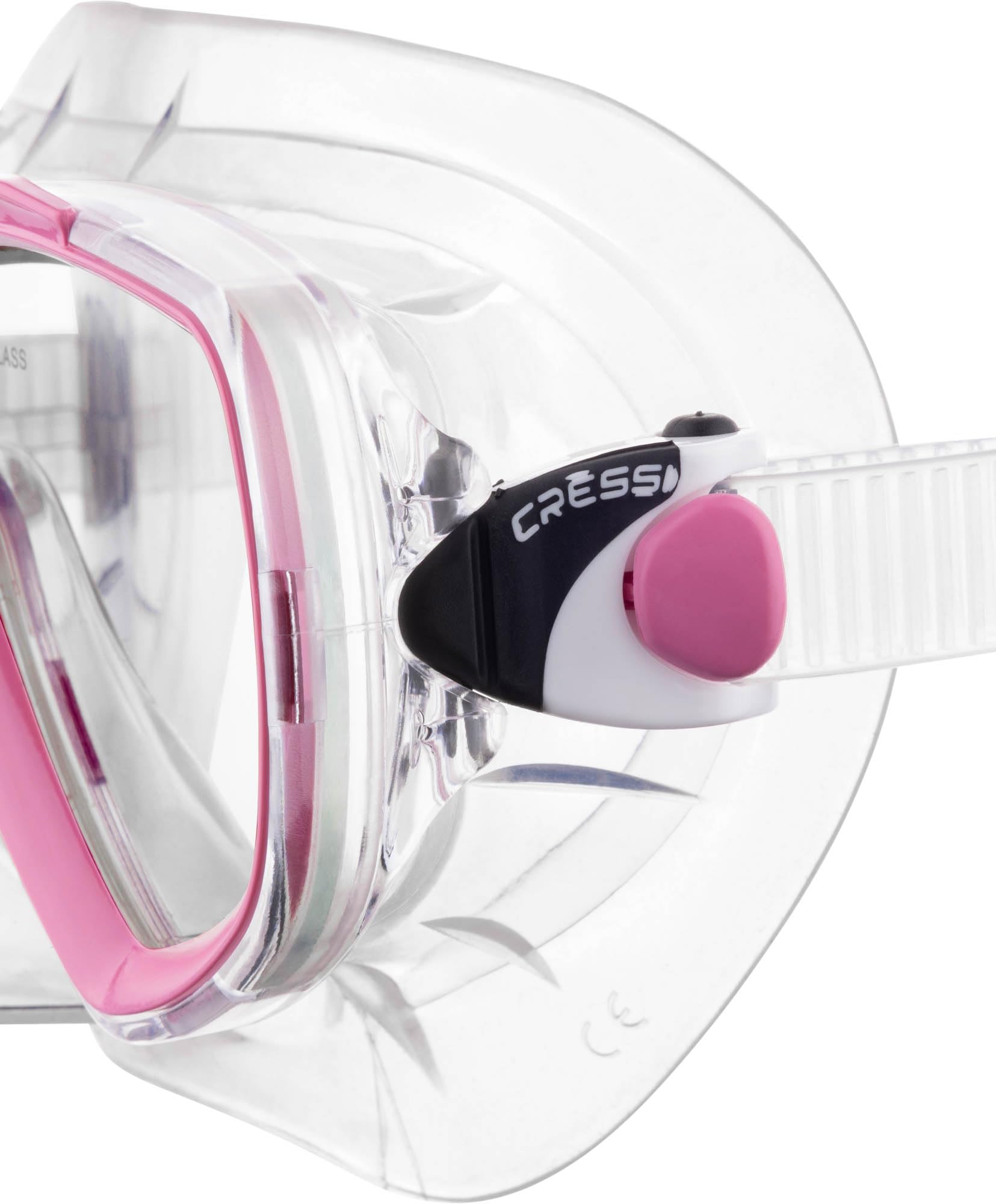 CRESSI Estrella - Schnorchelmaske Estrella oder Schnorchelset Maske Estrella + Schnorchel Seal Dry, Einheitsgröße