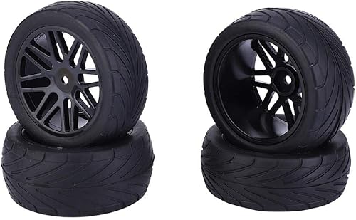 4 ruedas todo terreno, 110 3.346 in universal RC Car Crawler Wheels Control remoto RC Rally neumáticos (negro) accesorio Slash 2Wd neumáticos 110 Rc