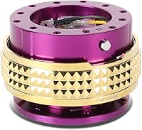 Vista 37 de NRG Innovations SRK-210BK/BK Kit de liberación rápida (cuerpo negro / anillo pirámide negro)