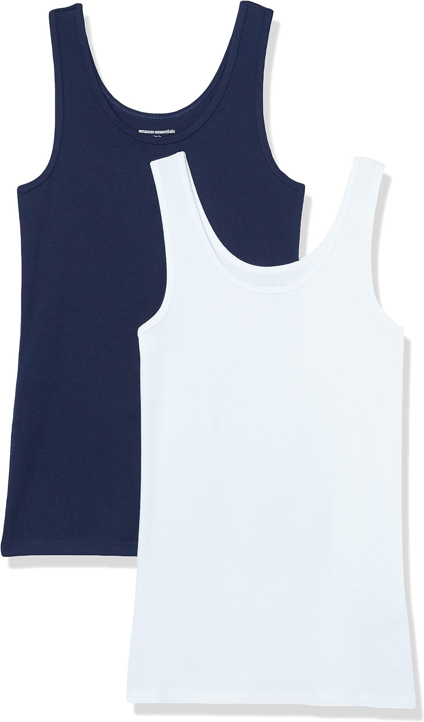 Women's Slim-Fit Scoop Neck Tank Top, Pack of 2