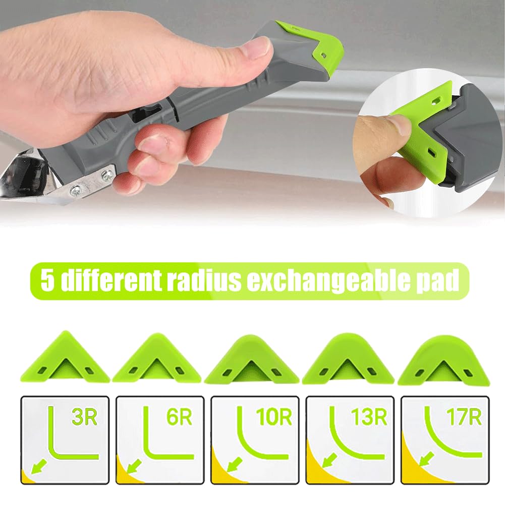 Kit Di 6 Raschietto In Silicone Spatole Silicone Sigillante Professionale Strumento Di Calafataggio Finitura Strumento Di Rimozione Del Mastice Per