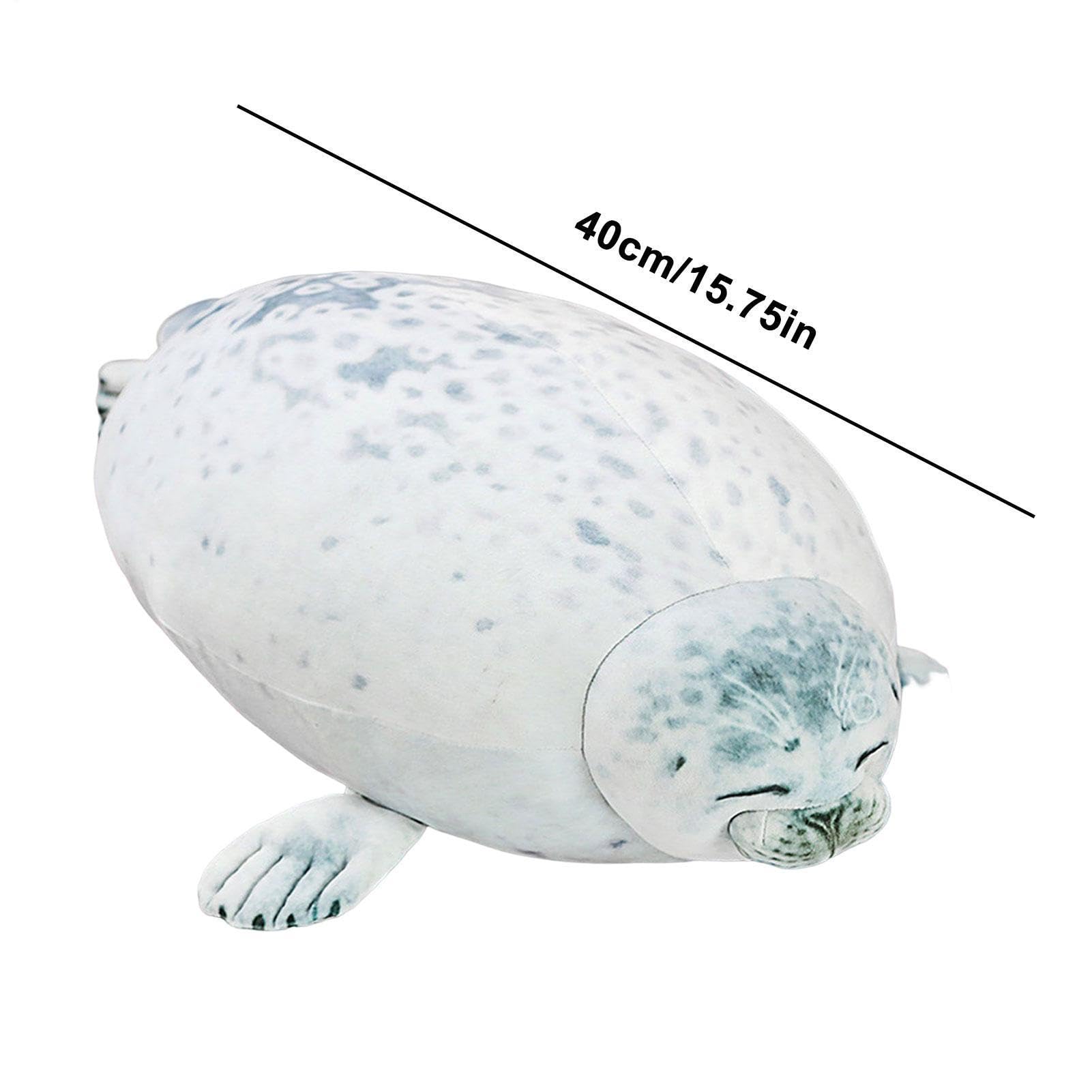 Seal Pillow Cute Chubby Seal Plush Toy Realistic Soft Doll For Kids Birthday Stuffed Animals Pillow 30cm/40cm - Image 2