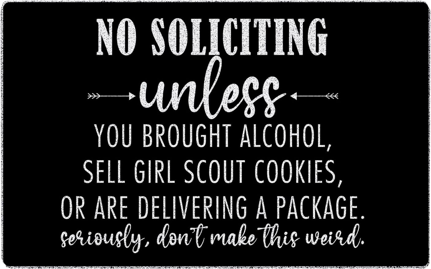 Please Cover or Remove Your Shoes Door Mat, Funny Welcome Mats Doormats Outside, Shoes Off Doormats for Front Door Outdoor Outside Entrance Porch, 17x30 Inches