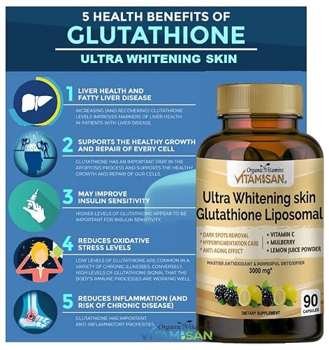 Vitamisan Glutathione Liposomal, Nac, Milk Thistle, Collagen 3000 Mg Total, 90 Capsules, Made In Usa, Fresh #TOP6