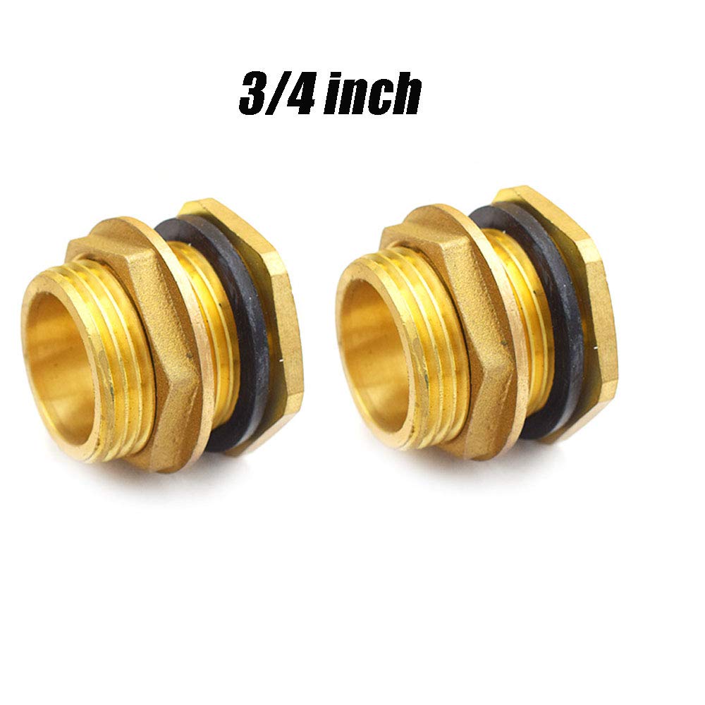 Buy Water Tank Connector 1/2 inch Male Pipe Quick Connector Solid Brass ...