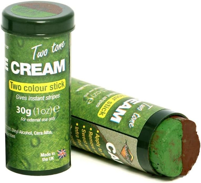 BCB TWO TONE CAMO FACE CREAM 30G (BLACK AND GREEN)