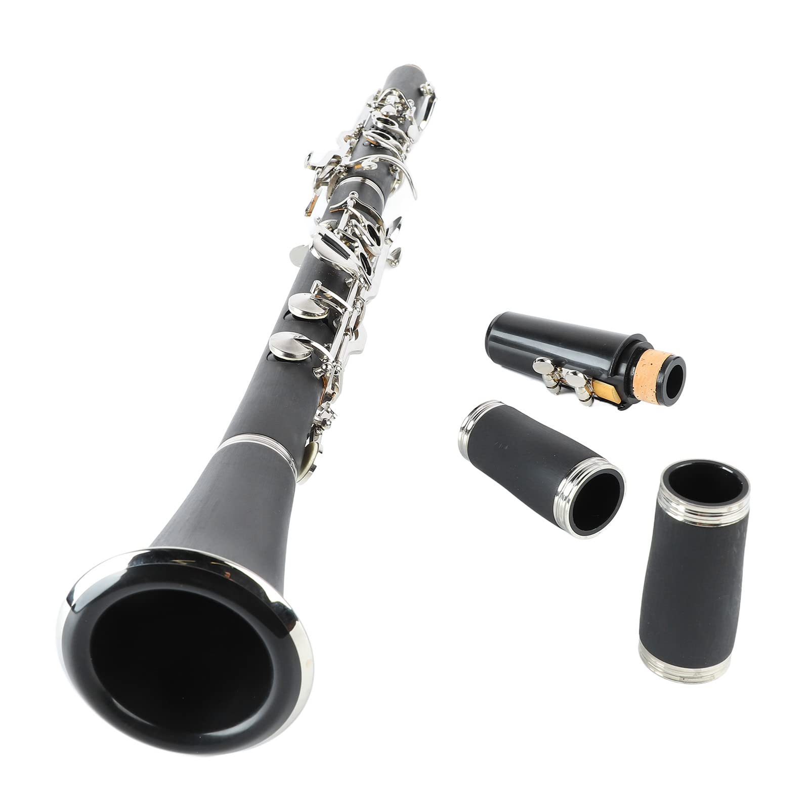 Yctze Clarinete G Professional G de 17 Key con Cuerpo de Plástico de Engine para Clase de Música y Rendimiento