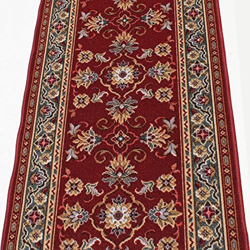 廊下敷きカーペット rarisutan-re-67 (Y) レッド 幅67cm×長さ440cm 滑り止め付き インテリアショップゆう