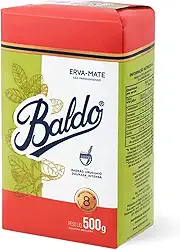 Erva-Mate Pura Folha Baldo 500G, Erva Mate Repousada Padrão Uruguaio Para Chimarrão, Branco, Sabor Incorpado Com Aroma Inconfundível, Moagem Especial Sinônimo De Qualidade