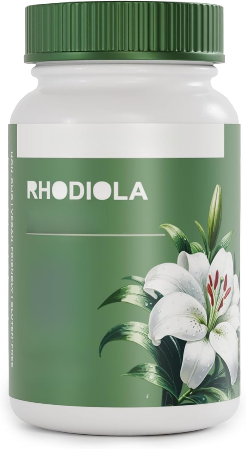 Rhodiola Rosea – Gomme adaptogène de racine dorée – Extrait de Rhodiola Rosea pour soutenir le stress – Énergie, concentration et performance