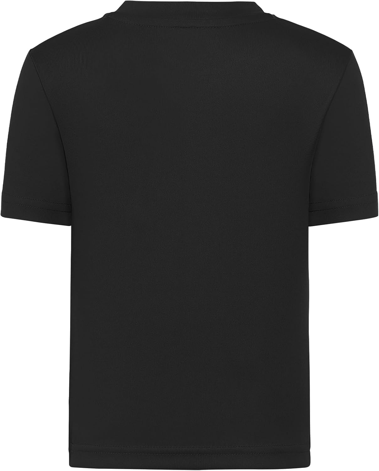 QBK 2T to Youth Neon T Shirt Kids Rash Guard UPF 50+ V-Neck Dry Fit Athletic Short Sleeve Shirts for Boys and Girls - Image 4