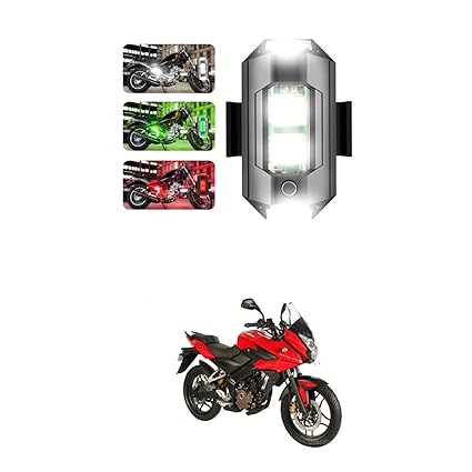 PRIKNIK Drone Strobe Lights Night Warning Lights for Motorcycles, Drones, UTV, Bicycle Compatible with B-ajaj Pulsar 200 AS