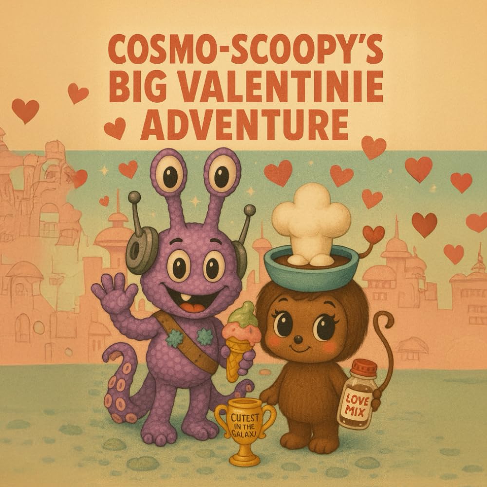 COSMO-SCOOPY’S BIG VALENTINE ADVENTURE: A Sweet and Icy Journey (cosmo-scoopy (english edition))