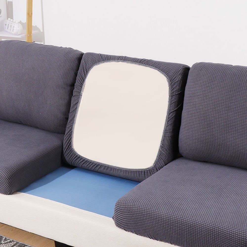 Sofa Seat Cushion Cover, Sofa Seat Cushion Cover Stretch Elastic Pillow Case Sofa Seat Cushion Cover Multiple Colors Fits All Sofas (Including L-Shaped Corner Sofa)