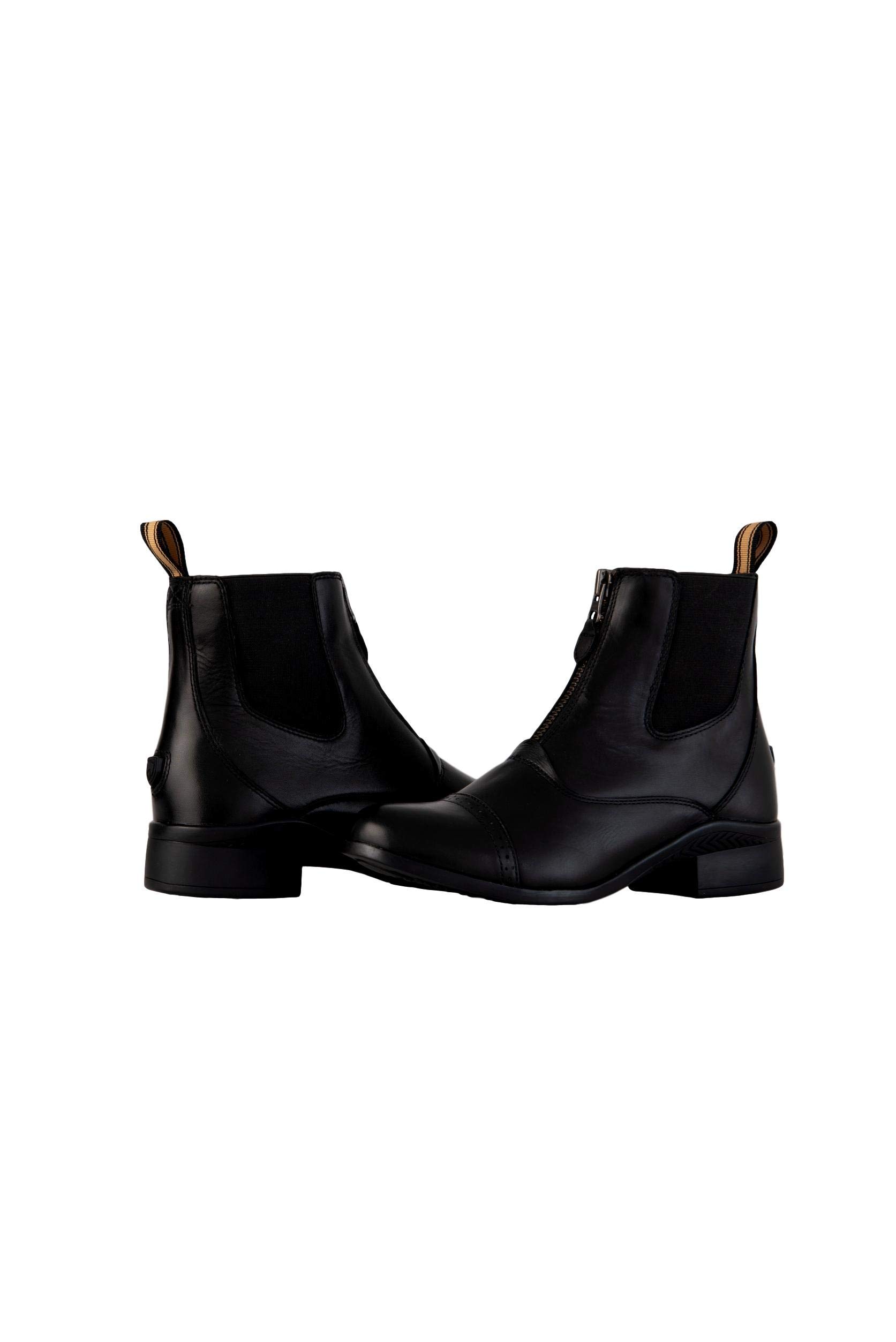 Noble Equestrian Ladies' Traditions Paddock Boots, Color: Black, Size: 5 1/2