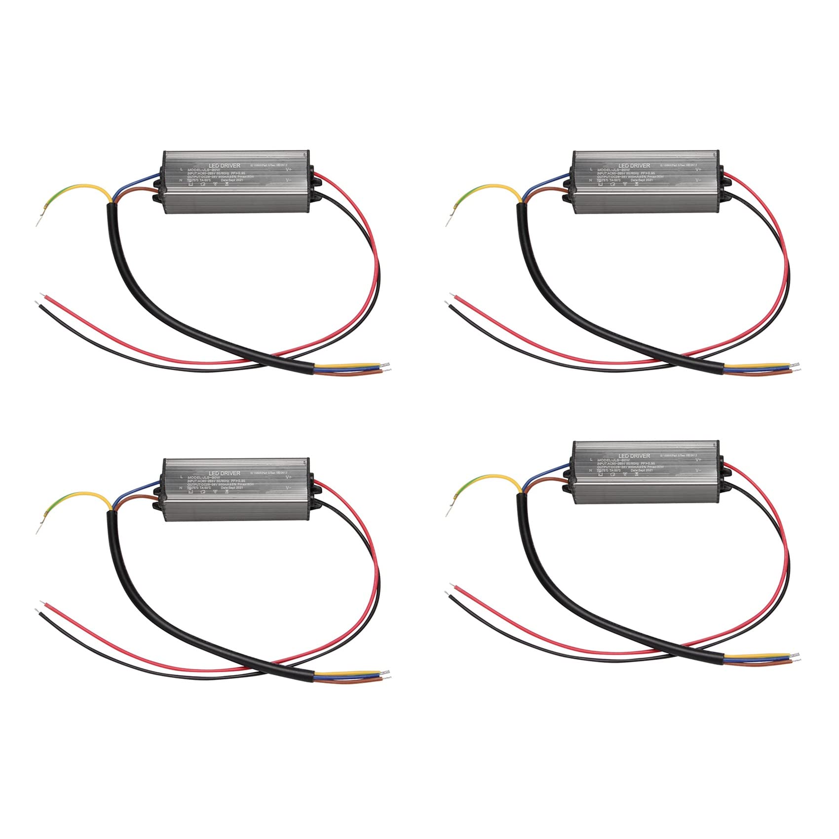 Jnchdghwa As Shown 4X 30W Led Driver Constant Current Driver Power Supply Transformer Waterproof