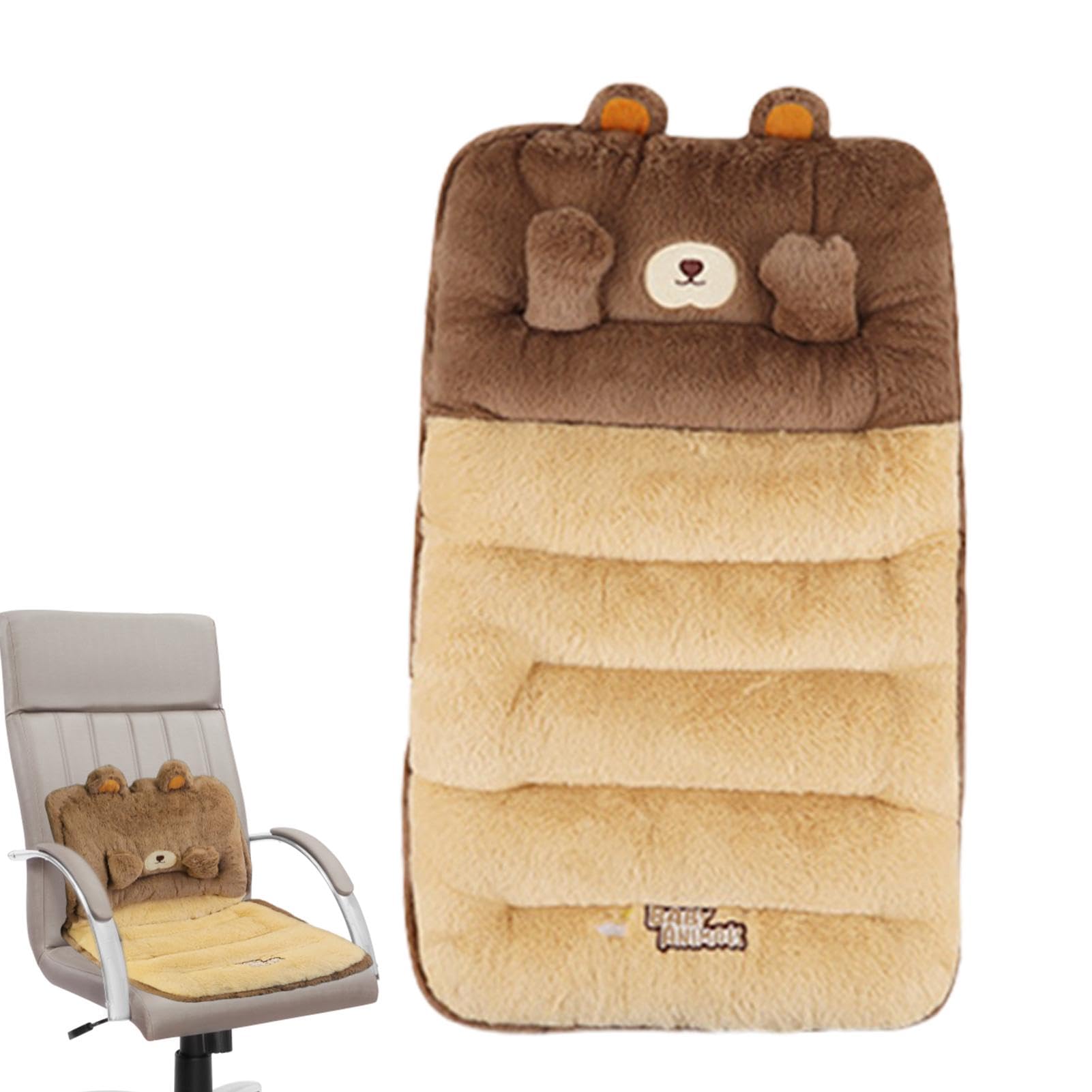 Set di cuscini per seggiolino auto in peluche, fodera per cuscino del | sedile caldo | Set coprisedili anteriori per animali | Imbottitura protettiva per sedile comfort Protezione invernale per cam